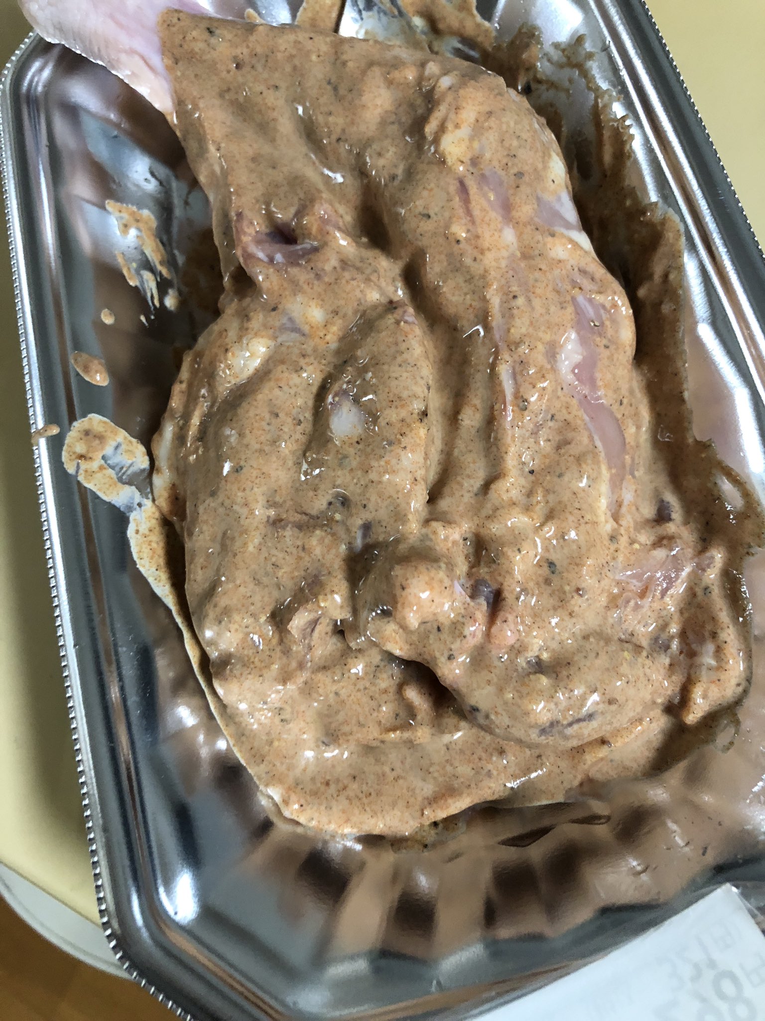達者なツンデレ 味を馴染ませます 塩麹を切らしていたので ヨーグルトと日本酒に塩入れて代用しました T Co Opu8si5sgi Twitter