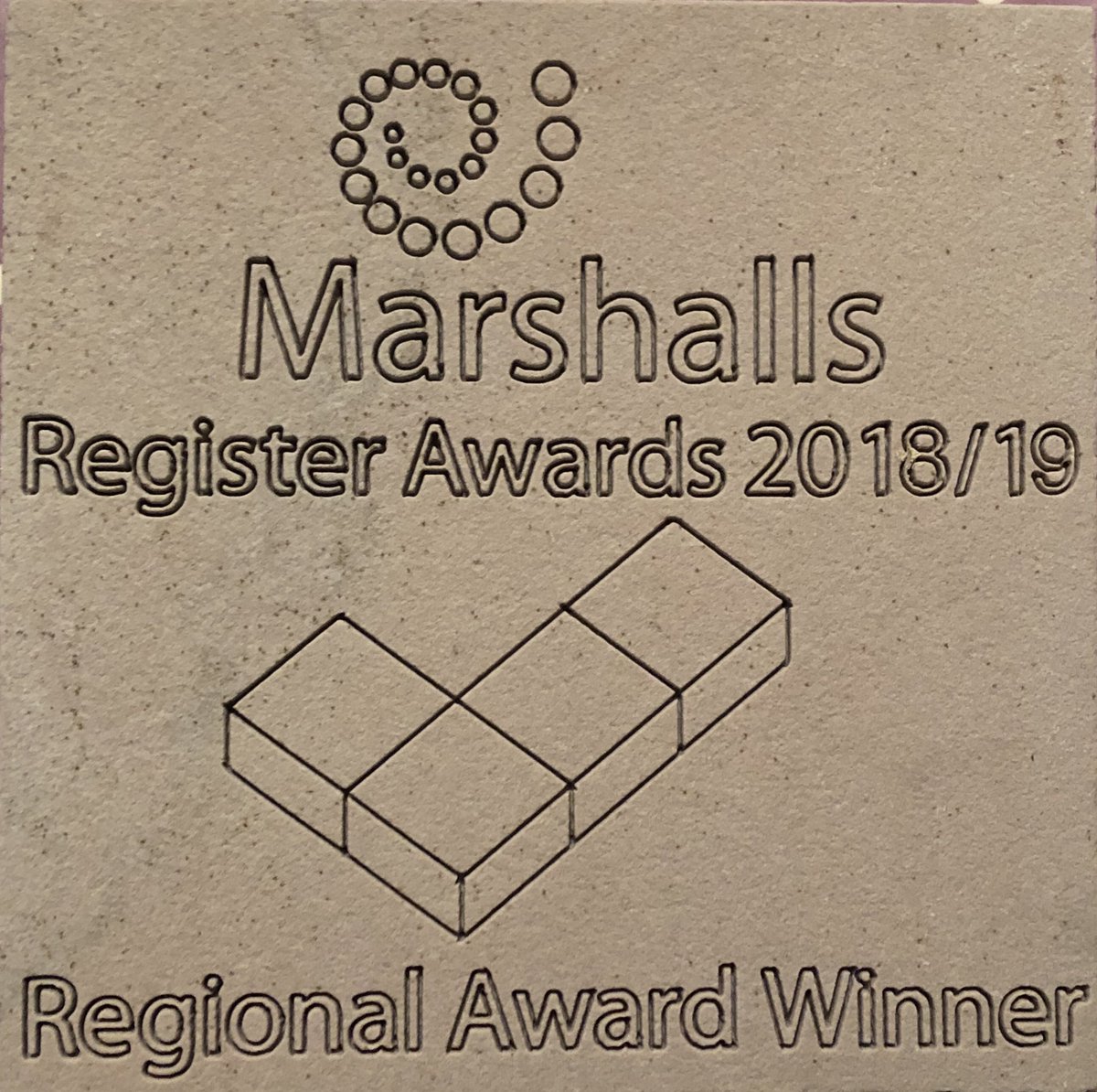 Thanks @MarshallsReg for the awards tonight not one but two! @ensatapools @ellicargardens