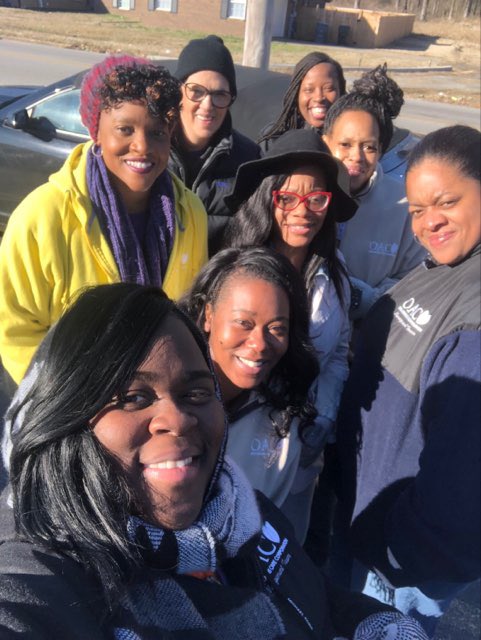 OACTN's tweet image. Leadership of #TeamOac was spotted out cleaning the Frayser Community with @CleanMemphis  for #MLKDaysofService. #MLKDay