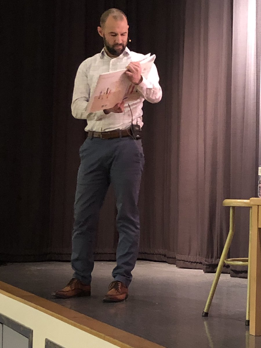 kidsareeverythi's tweet photo. The start of #literacyweek @Spitzeeschool - our very own Mr. Ellis reading to the whole school #crayonsquit #LOTSofexpression #spitzeerocks @fsd38 https://t.co/AYFHOtzTFH