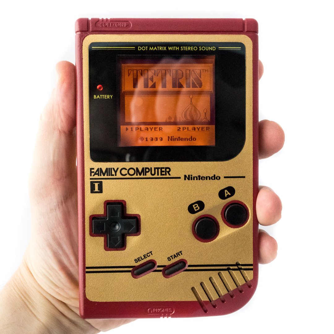 Dem stribe forestille Game Boy Receives An Amazing Famicom Makeover – NintendoSoup