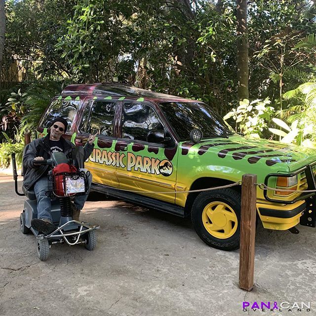 balletproject's tweet photo. Did you figure it out?! Why, Jurassic Park of course!

Having a blast at #universalstudiosorlando ! Yep, commissioned this awesome ride for the day! Gotta tell ya, I have a new appreciation for those that are actually CONFINED or REQUIRE a #mobilityvehic… https://t.co/SPKBLKFe1o https://t.co/TyKA0LfvwM