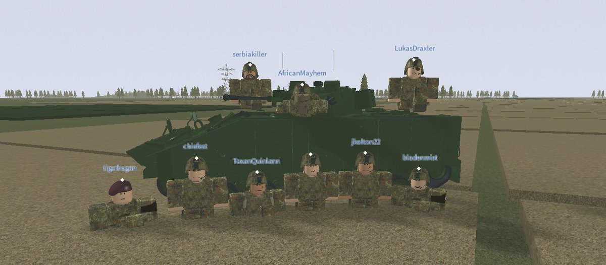 GermanyGovRBLX's tweet photo. The German Government and the Germany Territory is more than happy to congrats its soldier who did fight and its people who volunteered to fight against our enemies.

May we congratulates them for their bravery. https://t.co/udBgM41xjS