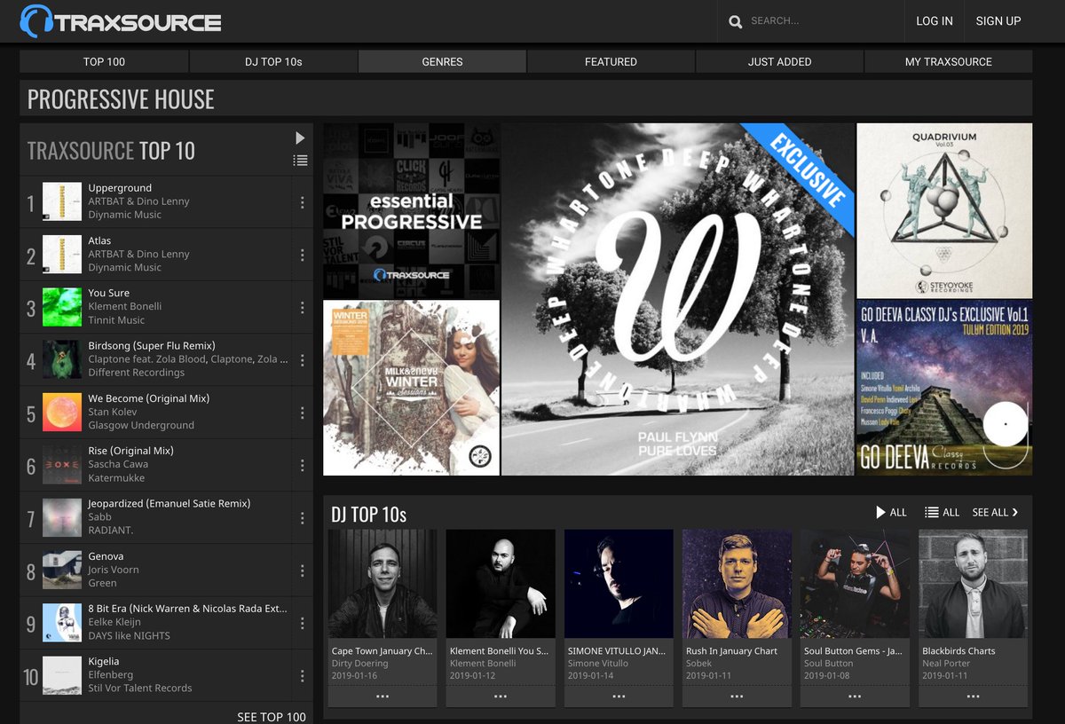 Number 1 on this weeks Progressive Essentials Chart and some huge banner love from <a href="/traxsource/">Traxsource</a> for our new <a href="/pljflynn/">Paul Flynn</a> release! Take a listen here traxsource.com/title/1082579/…