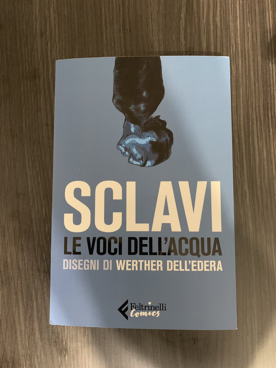 Grazie a mia moglie per il  regalo di compleanno  ❤️ #levocidellacqua #tizianosclavi #wertherdelledera #feltrinelli #feltrinellicomics #dylandog #graphicnovel #fumetto #fumettoitaliano #comics