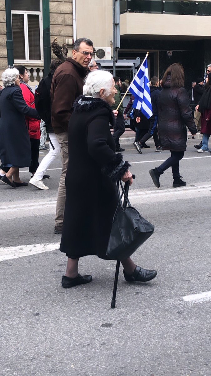 selinou's tweet photo. This photo says it all - taken by me at yesterday’s demonstration #athens #macedoniaisgreek @AthensVoice https://t.co/STJ0sX9QKg