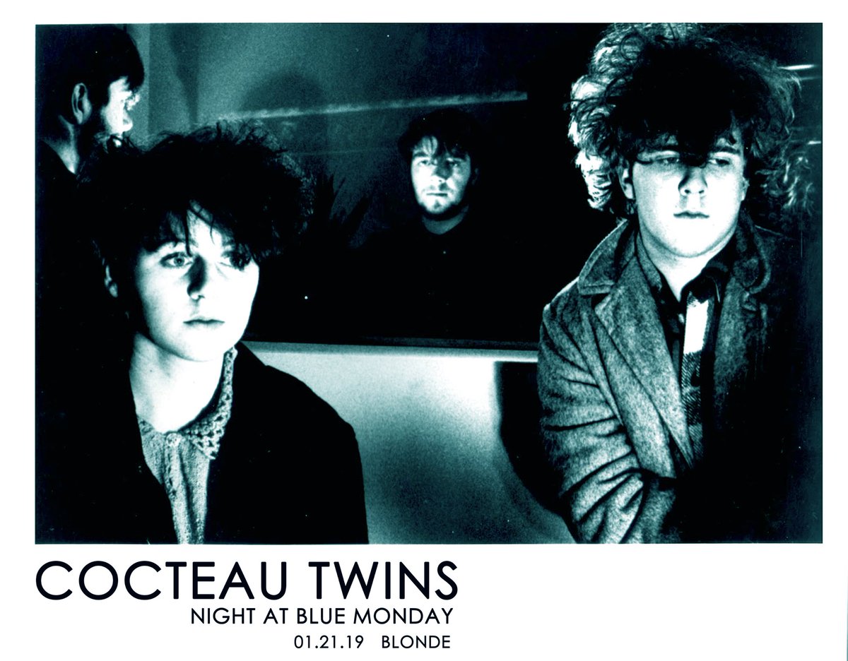 Cocteau Twins Night at Blue Monday// TONIGHT 9pm // No Cover // Free Poster! Limited supply