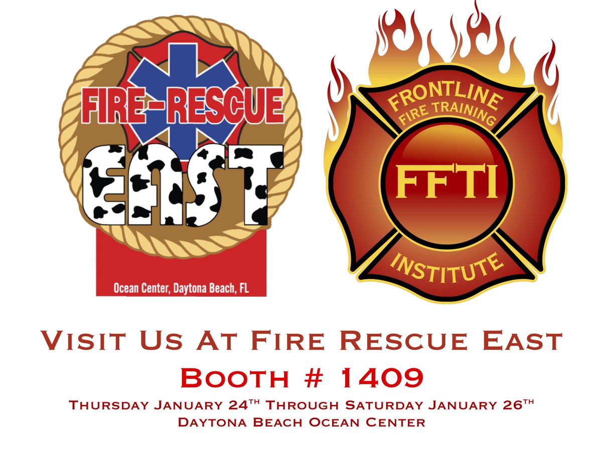 myfireclass's tweet image. 4 days until Fire Rescue East! Come by and visit us.