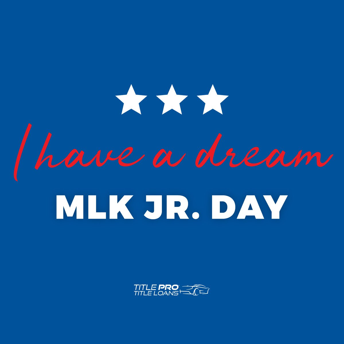 TitleProLoans's tweet photo. On #MLKDay, we honor and remember the life of Dr. Martin Luther King, Jr. and the legacy he left. https://t.co/k46eBkGqhU