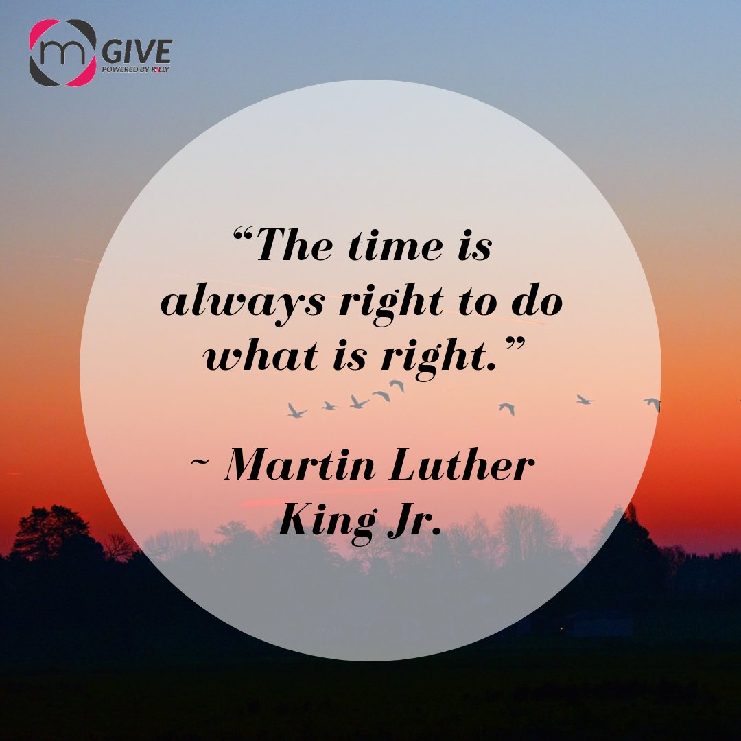 mGive's tweet photo. Happy Martin Luther King Jr. Day! https://t.co/X9xTCGlRhm