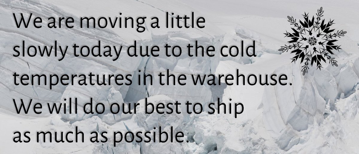 TheWarStore's tweet photo. Temperatures in the warehouse are making our hands not work very well today. We are doing our best to ship as much as possible. Give us a call or send us an email if you have questions! https://t.co/KcINMvExQL https://t.co/9xpvYqX2km
