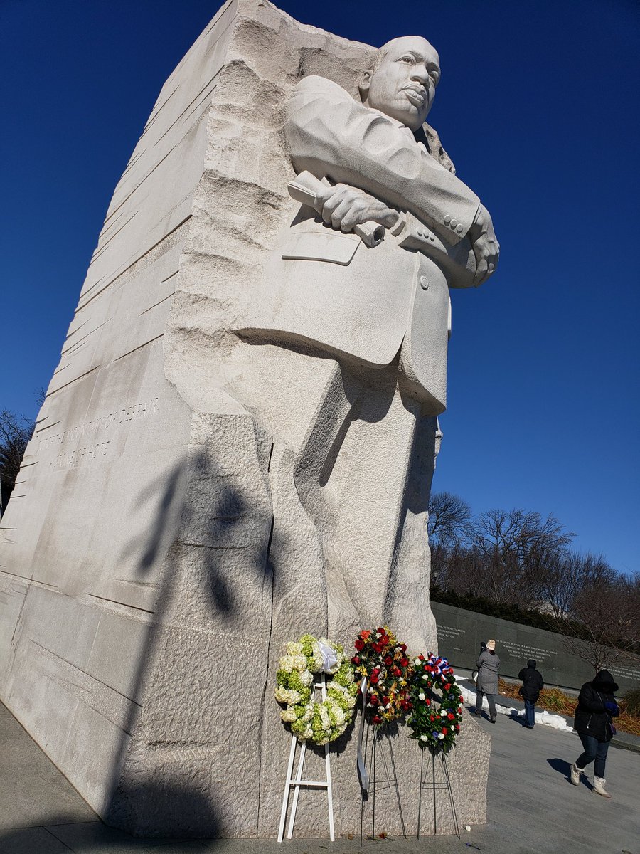 Yellowjacketps's tweet photo. Our leadership team visited the Martin Luther King Jr. Memorial in Washington D.C. #MartinLutherKingJrDay https://t.co/2qkyPaHmxH