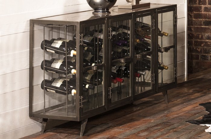 WineEnthusiast's tweet photo. Bring bold definition into any room with an industrial take on elegance. The Hermitage Sideboard, part of the Wine Enthusiast Studio Collection. #WEstudio #WEcatalog https://t.co/TiM62JzAJt https://t.co/M5GWKsfJNt
