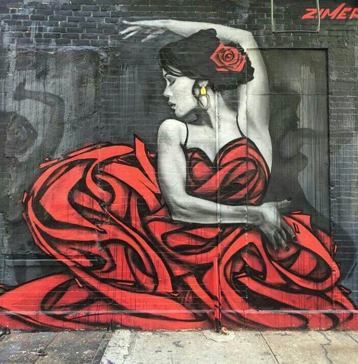 MiladyZen224's tweet photo. #artderue #streetart #Zimer la grâce. https://t.co/ZqEFebs409