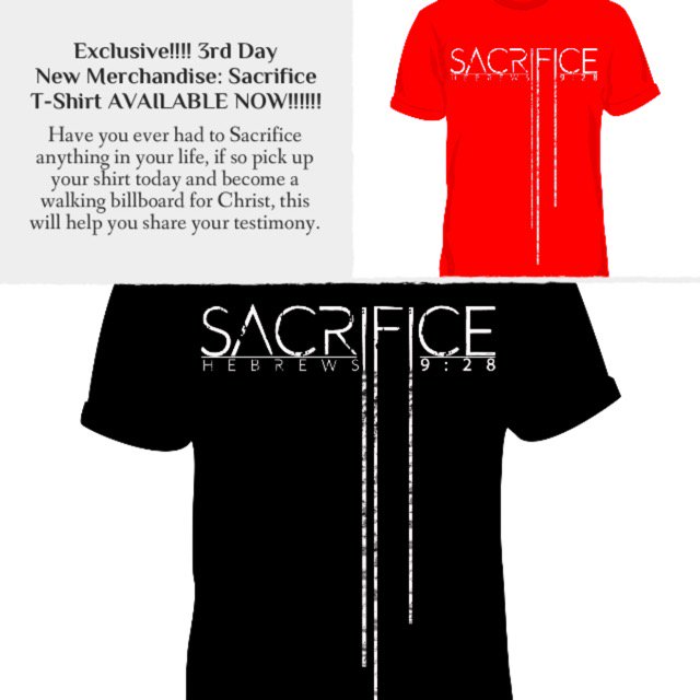3rdday_apparel's tweet photo. one word SACRIFICE.  https://t.co/xQhevoVTgz https://t.co/zrTRnZ4NR0