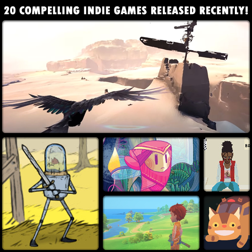 OliverSnyders's tweet photo. 20 Compelling Indie Games Released... *Recently*!

A curated list for the week of January 14th!

⬇ Take a peek in the reply thread below ⬇

~
#GameDev #IndieDev #IndieGame #Gaming #PixelArt #LowPoly https://t.co/290RrVBBvO