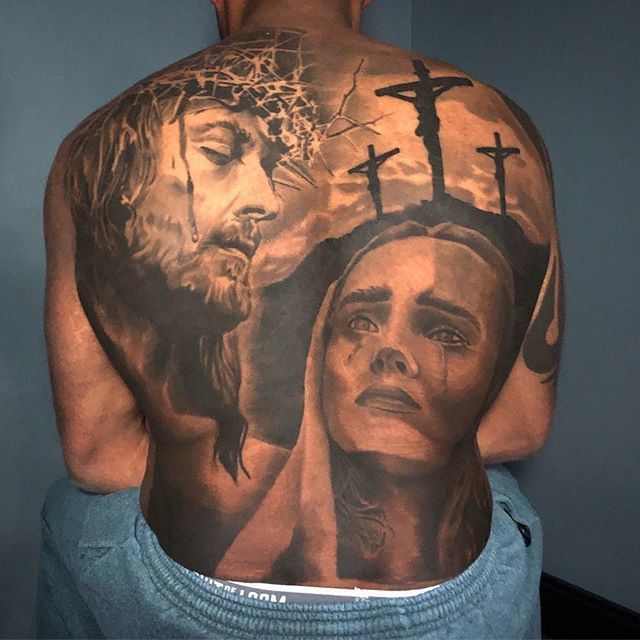 TattooUsCom's tweet photo. @dallastattoo
・・・
It was a great experience to be able to tattoo this piece, my client gave me an idea and let me do the rest with total trust 🙏. Thank you to all my clients for your trust and pain tolerance! 
#dallastattooshop #tattoocolectors #dall… https://t.co/2jUV5L4QkB https://t.co/d8g14i0G1j