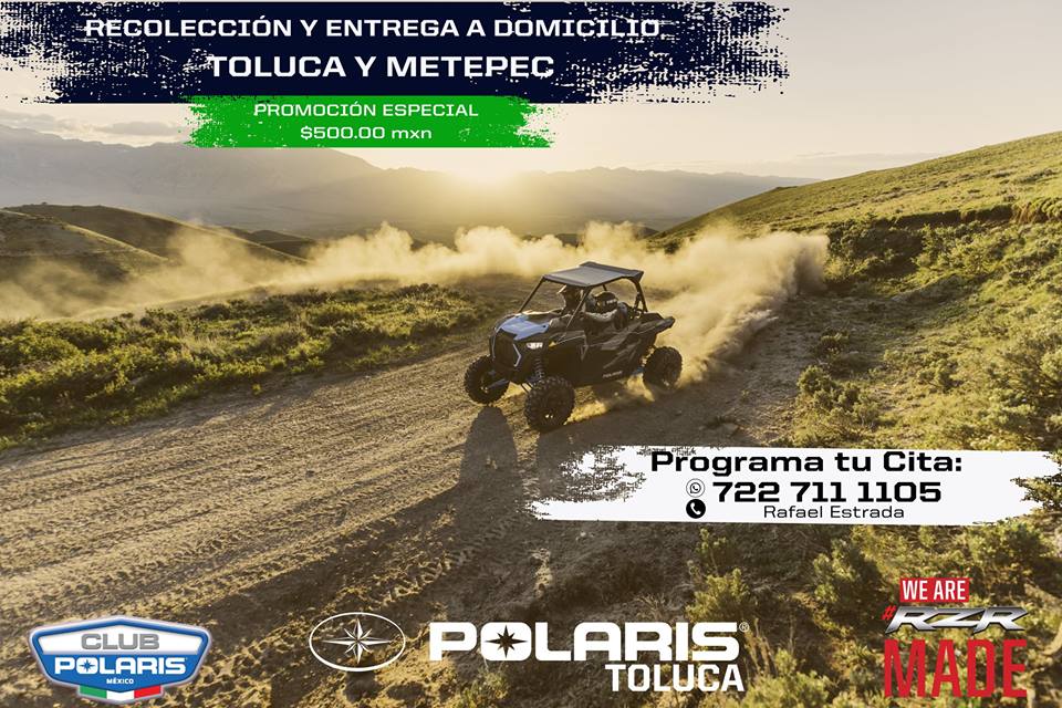 polaris_toluca's tweet image. Ya no tienes excusa para estrenar. Con @polaris_toluca te llevamos la aventura hasta la puerta de tu casa, ¡programa tu cita ya! #OffRoad #AventuraPolaris #RZR