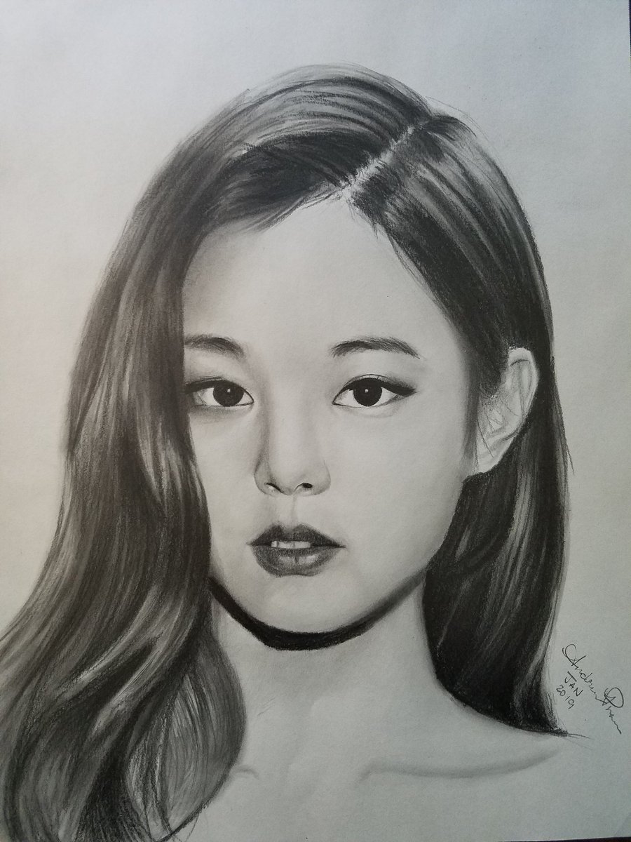Jennie Outline Drawing