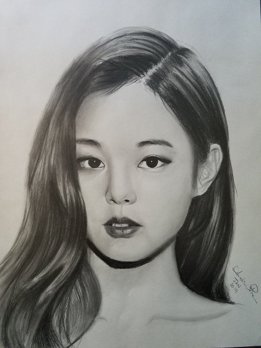 Jennie Kim Drawings Anime