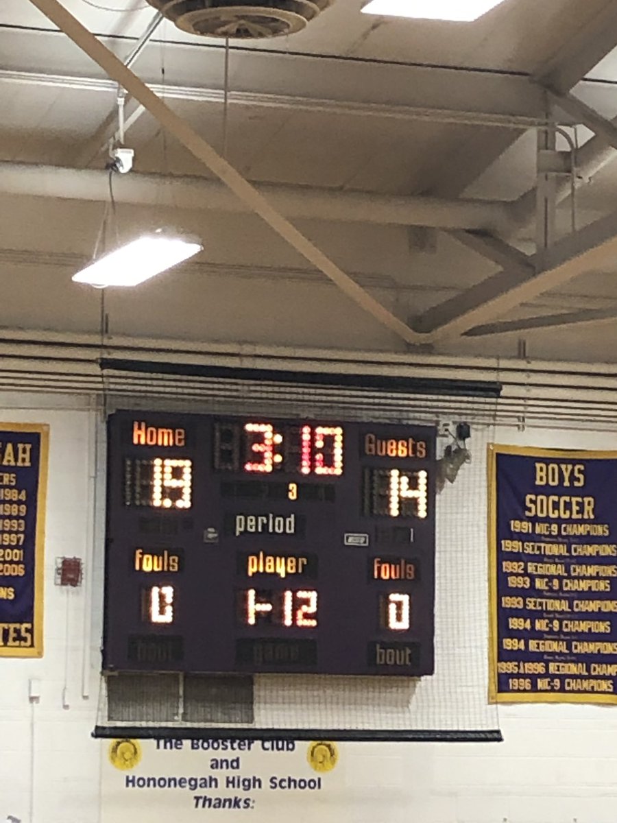 At the half Normal Community 19 DeKalb 14
