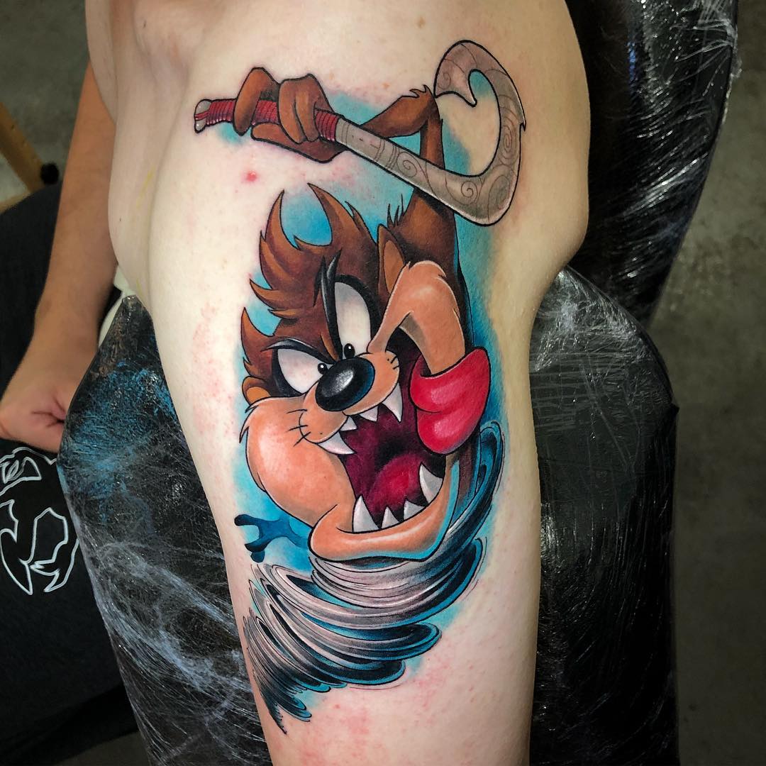 Tassie Devil tattoo by Drea Darling  Best Tattoo Ideas Gallery