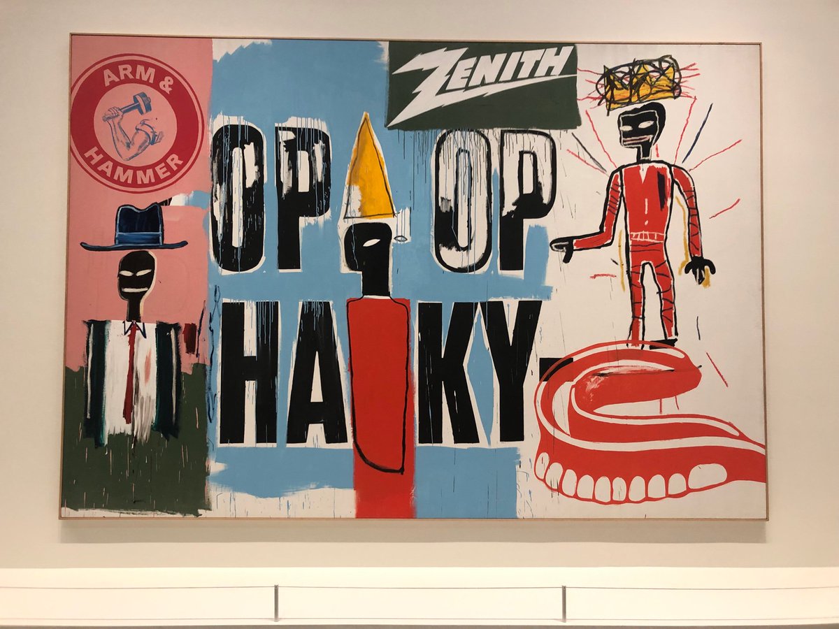 BdcEmeline's tweet photo. Last day #basquiat #FONDATIONLouisVuitton https://t.co/5DfjNfv2EZ