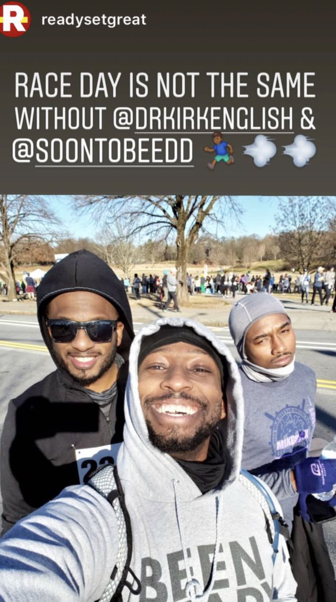 DrCSLPadgett's tweet photo. “So you mean to tell me, even though it was 22 degrees w an wind chill of 13, we are still gonna run?” Today’s #MLKDrumRun was an amazing event. So many different people here for a common purpose! #FitLeaders #fiteducators #atlanta #MLKDay2019 https://t.co/UeJQVbbrQV