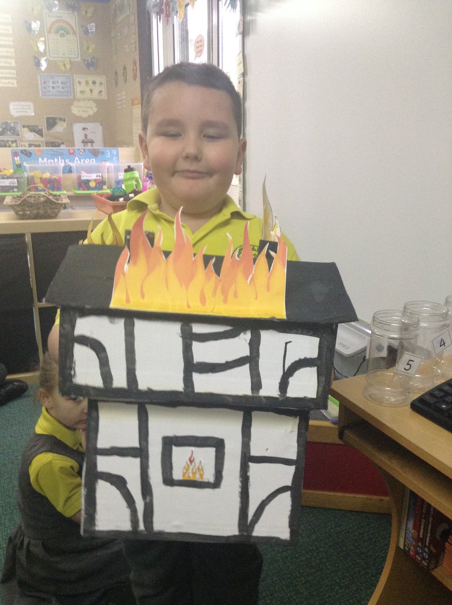 ChristChurchCoE's tweet image. Look at these fabulous home-school link projects from Year 1 all about their history topic, The Great Fire of London.🔥 #homeschoolproject