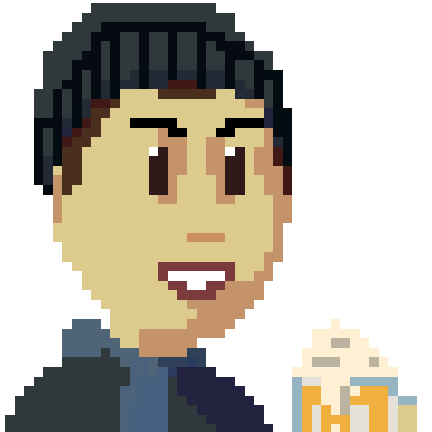 davemrrp's tweet photo. Pixel portrait done by the beautiful, wonderful, talented and ankle showing @HoytSilva Thanks dude! #pixelart #pixelbeer https://t.co/fTWt97sLJC