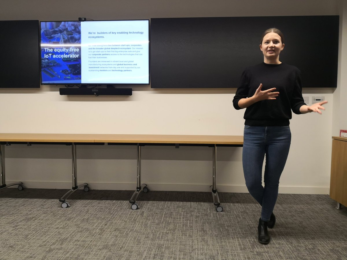 Tech Nation Yorkshire (@tn_yorkshire) on Twitter photo First up at <a href="/IotLeeds/">IoT Leeds</a> is Sabrina, who is the entrepreneur in residence for the fantastic <a href="/IotTribe/">IoT Tribe</a> accelerator in Barnsley, #Yorkshire. Their open call is live now so if you are an #IOT #startup, apply now. iottribe.org First up at <a href="/IotLeeds/">IoT Leeds</a> is Sabrina, who is the entrepreneur in residence for the fantastic <a href="/IotTribe/">IoT Tribe</a> accelerator in Barnsley, #Yorkshire. Their open call is live now so if you are an #IOT #startup, apply now. iottribe.org