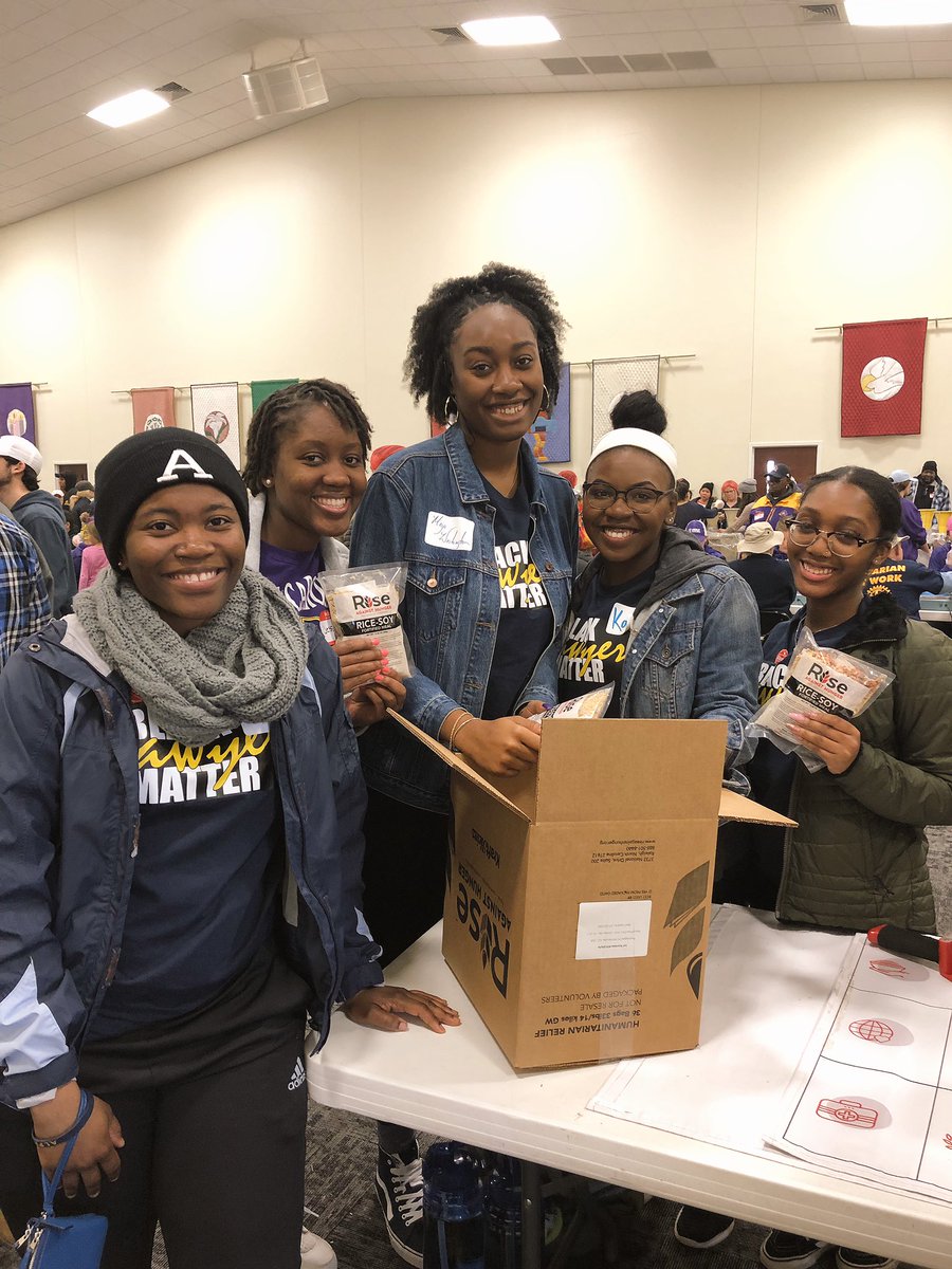 BLPO_ECU's tweet photo. Our members enjoyed volunteering with Rise Against Hunger today!
A day ON not a day OFF! #MLKDayOfService #mlkdayECU https://t.co/m6vyGnsiig