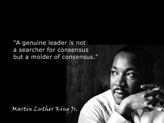 CraigRappLLC's tweet photo. Leadership is about effectively wielding influence--even if you're a servant leader. Forging, not waiting for a consensus as Dr. King reminds us. #MLKwisdom https://t.co/ZuEjonIXdq