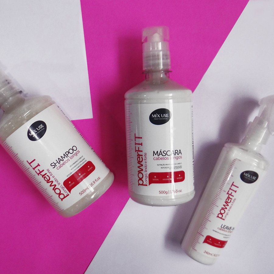 MIXUSE's tweet photo. Dê uma ajudinha para o crescimento dos seus cabelos com o Power FIT MIX USE. Sua formulação possui ativos de ação intracuticular que aceleram o crescimento e garantem fios mais fortes, com pontas inteiras, incrivelmente soltos e macios. #MixUse #MixUseProfissional https://t.co/3xFUJVlE9R