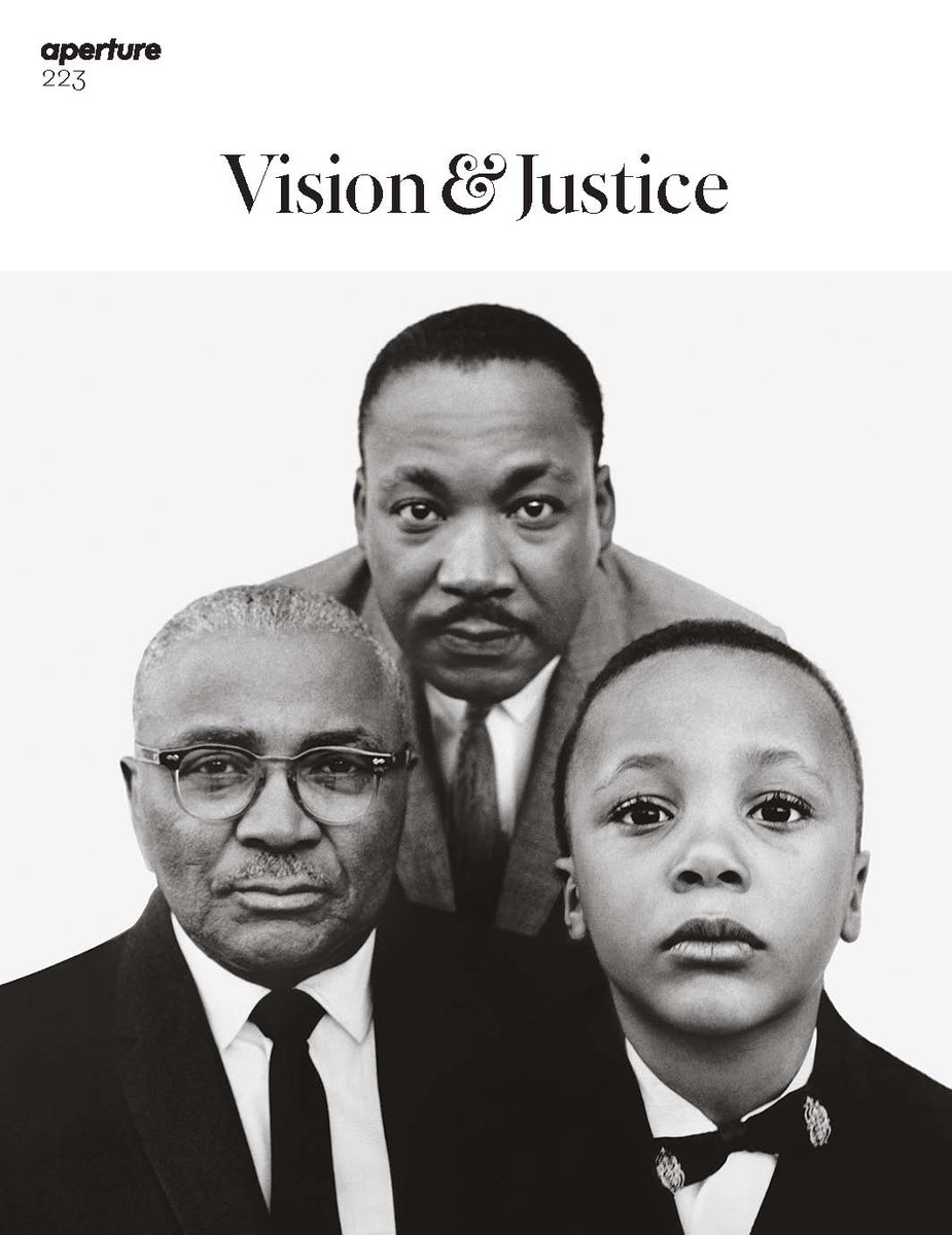 “The endeavor to affirm the dignity of human life cannot be waged without pictures, without representational justice.” —Sarah Lewis, in the Guest Editor’s Note for the Summer 2016 issue of Aperture magazine, Vision &amp; Justice #MLKDay