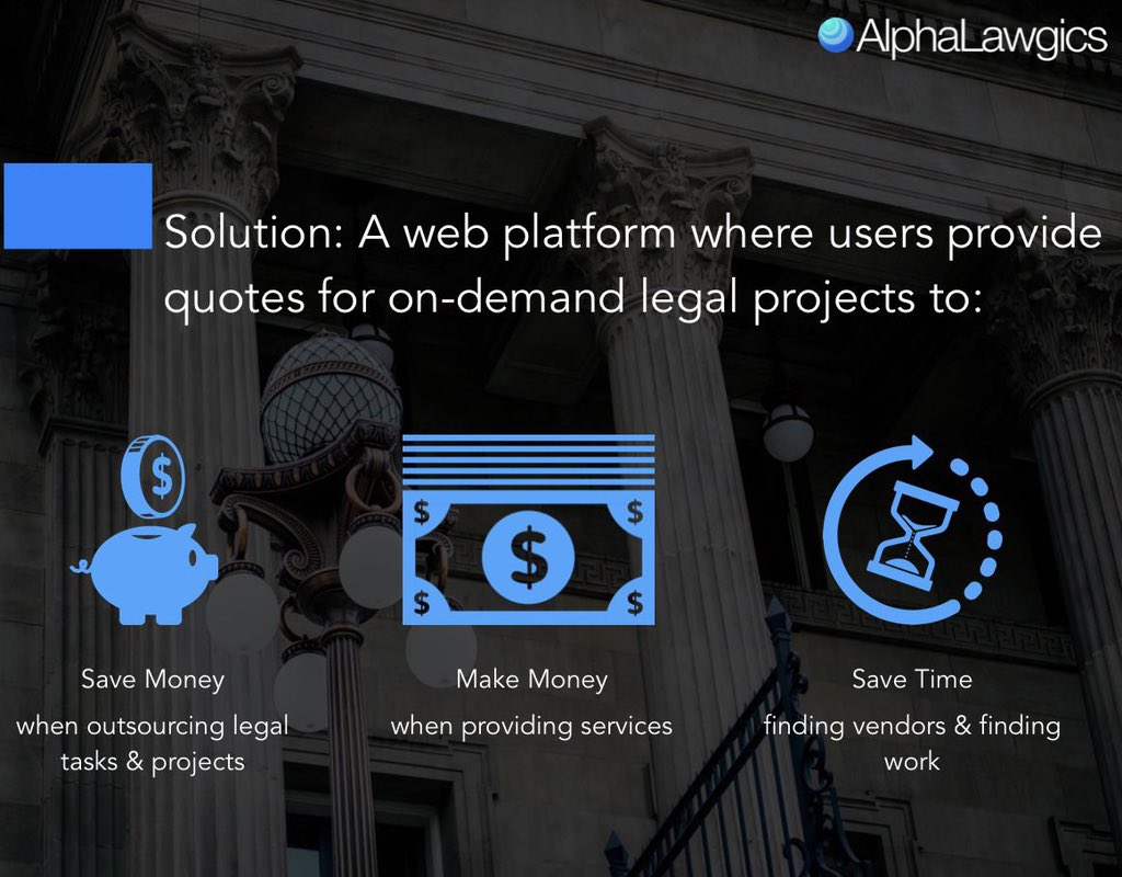 alphalawgics's tweet photo. The AlphaLawgics Freelance Marketplace is a network for finding legal service providers anywhere in the United States. Sign up for free to start finding vendors or finding work today.
#legal #instalegal #law #legaltech #lawtech #lawyers #litigation #womenintech #girlsintech https://t.co/PkJv80R2Xc