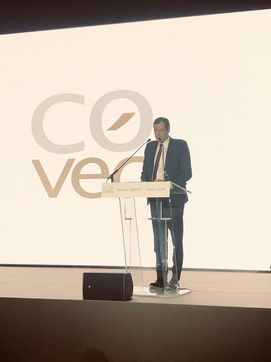 🗣 #VoeuxCovea « 2018 a été une bonne année pour Covéa, notre chiffre d’affaire est en progression de 3.5% » Thierry Derez, Président du groupe Covéa