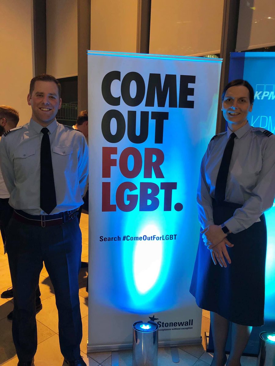 A fantastic evening at the Stonewall Top 100 awards recognising the achievements, and celebrating alongside, inspirational people and outstanding organisations. Feeling motivated!! @RoyalAirForce #number68 #StonewallTop100 #ComeOutForLGBT #NoOrdinaryJob #InclusiveEmployer