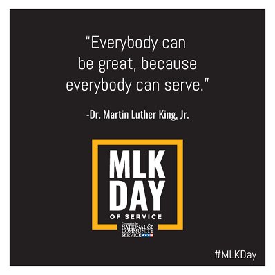 Service comes in many different forms. Today, we are honored to salute Martin Luther King Jr. and his everlasting legacy of service. Visit MLKDay.gov and commit to serving others this #MLKDay.