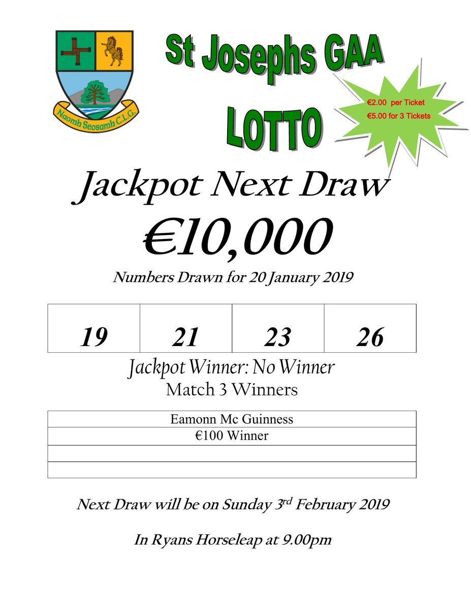 lotto 23 february 2019