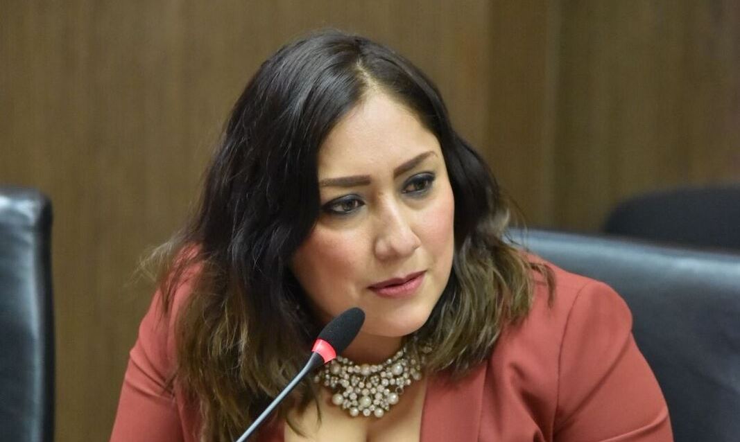 CongresoEdomex's tweet photo. La @DiputadaLocal (Liliana Gollas), de @GPMorenaEdomex, señala que la violencia política "se vive todos los días", por lo que propone foros en esta materia, principalmente en comunidades indígenas para erradicarla. #LXLegislaturaMexiquense. https://t.co/8JSslyFlaM