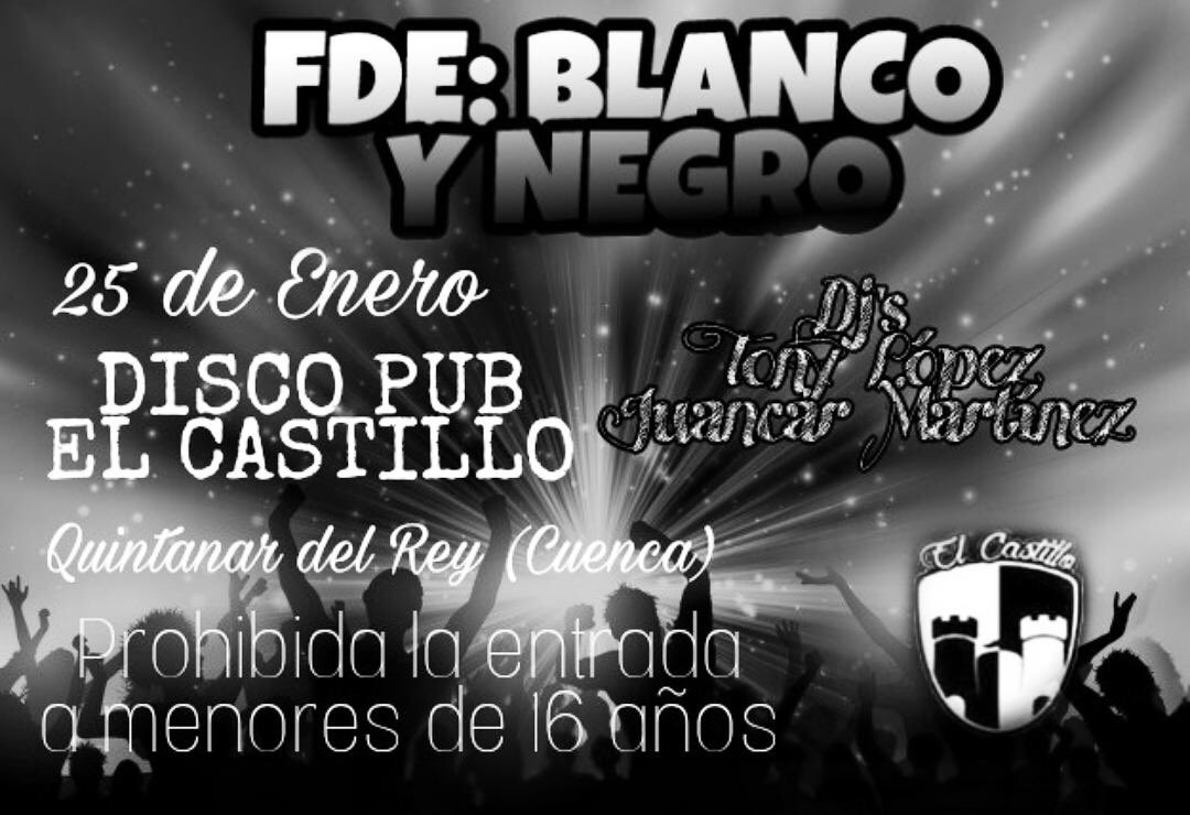 2bach18_19's tweet photo. Ya ha llegado la fde! A LIARLA POR EL FIN DE EXÁMENES!💃🏼
⛔25 ENERO⛔
🔸Blanco y negro y te llevas chupito.
🔸Entradas 3€.
🔸Se sorteará una entrada en cada una de nuestras redes:
Insta: 2bach.18_19
Facebook: Segundo Bach 
🔸 Para entrar en el sorteo dar RT.
¡SUERTE!🍀 https://t.co/vUhJS5qL3A
