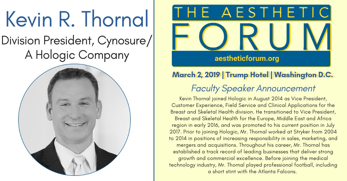 Medical_Insight's tweet photo. Kevin Thornal of @Hologic will provide valuable insight on overcoming barriers to the women's health market during his session at THE Aesthetic Forum.

Registration is limited, so please do not wait to register: https://t.co/OXdrqcxpbN 

#aestheticmedicine #medicaldevice #hologic https://t.co/tvWuD7wDOe
