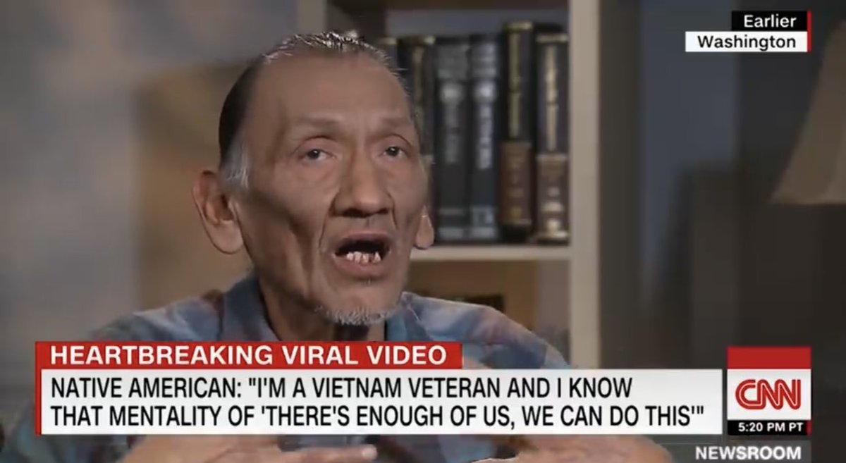 Nathan Phillips aka Nathaniel Richard Stanard NBC softball interview claims he never said he was Vietnam vet
