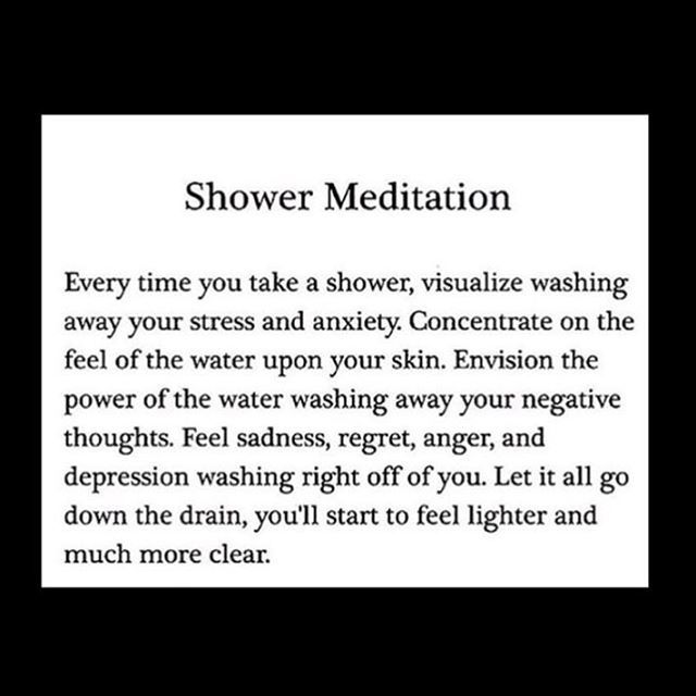 What a way to start or end your #mindfulnessmonday #mindfulness #mindfulliving #mondaymotivation #mindfulnesspractice #meditation #showermeditation #dailymeditation #meditativepractice #mondaymindfulness bit.ly/2RZhfEB