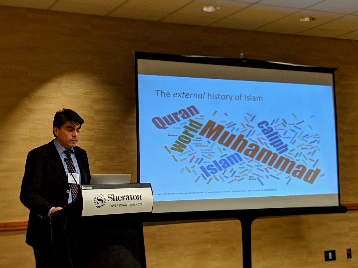 KesslerFdn's tweet photo. Last week, our @JomanNatsheh, MD, &amp; Erkut Kucukboyaci, PhD, attended @NMCSummit. They joined Rooshey Hasnain, MA &amp; presented on "#Muslim #Americans: Update on #Health, Mental Health, and #Disability Status, Cultural Beliefs, &amp; Implications for Competent #Care." #NMCS2019 https://t.co/8x9rG5LFML