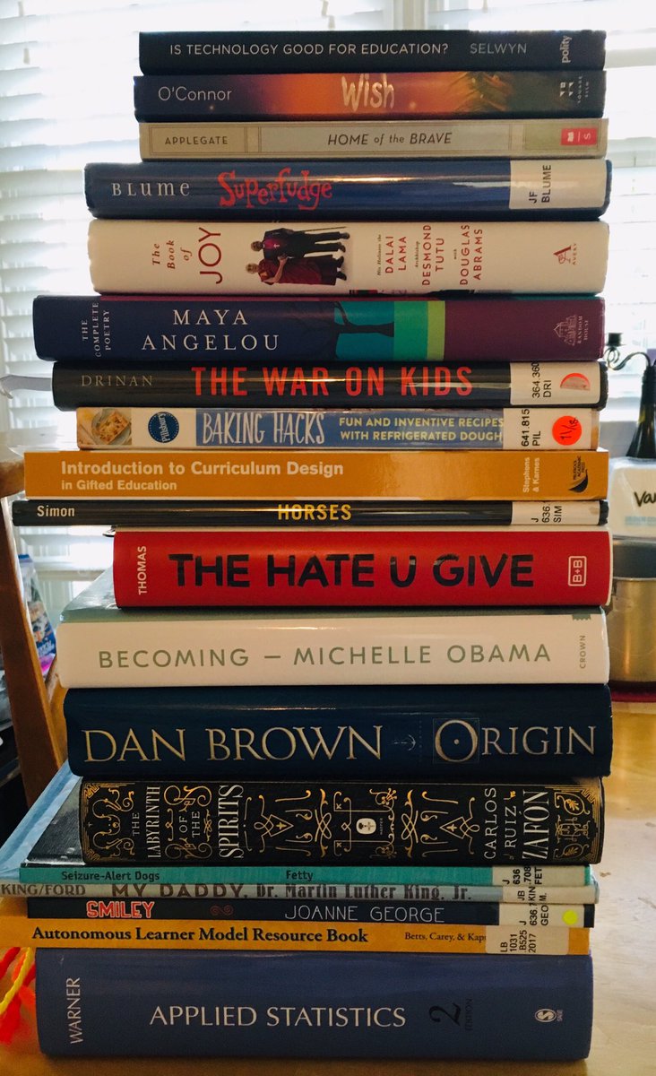 jcoreyatzeck's tweet image. Spring goals! #FaceInABook #ReadingToLearn #LivingToRead