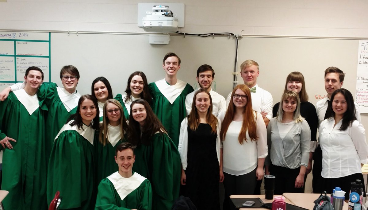 Congrats to the FCHS students selected for the Cloverbelt All-Conference Band &amp; Choir!  They worked all day Saturday and put on an awesome performance to a packed audience! #gocrickets <a href="/fccrickets/">Fall Creek School District</a>