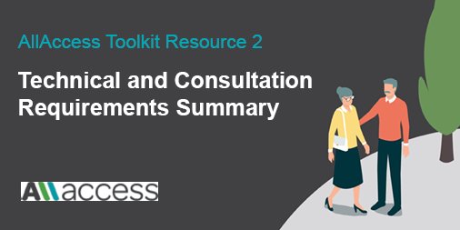 AllAccessON's tweet image. AllAccess Toolkit Resource 2 - Technical and Consultation
Requirements Summary provides an at-a-glance summary of which sections of #DoPS have technical and/or consultation requirements. Access here: allaccesspublicspace.ca/toolkit/  #accessibility #EnAblingChange #accessible #Ontario