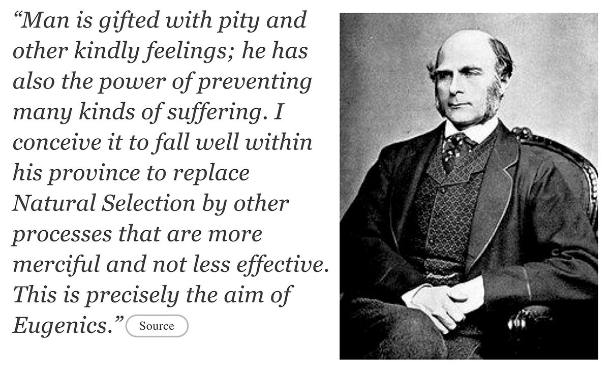 The Eugenics Movement Was Initiated By Sir Francis Galton, An English Mathematician, Psychometrist, Inventor, Meteorologist, Geneticist, And Eugenicist. http://www.galtoninstitute.org.uk/sir-francis-galton/ #QAnon  #Rockefeller  #Eugenics  @potus